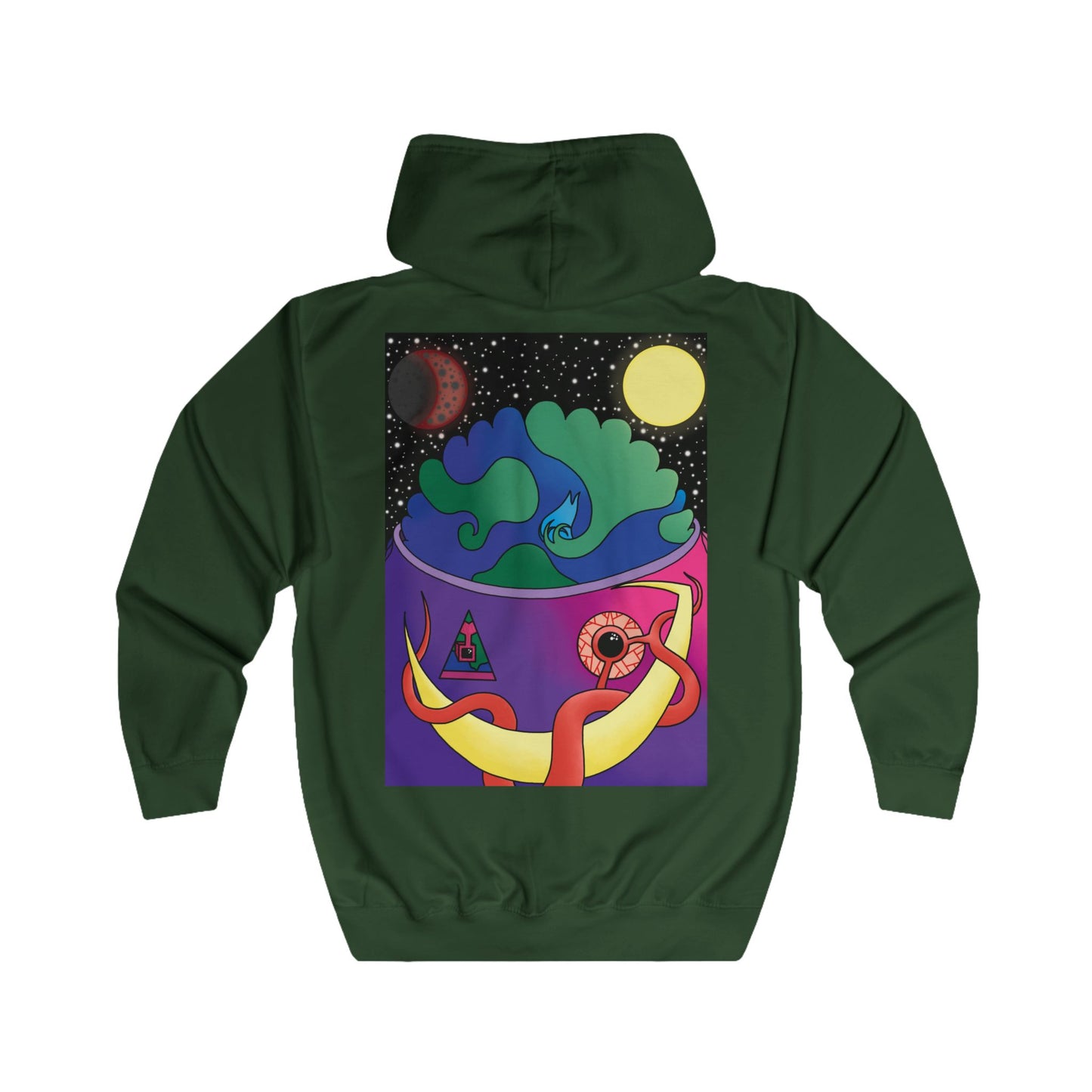 Unisex Gaian Mind Zip Hoodie