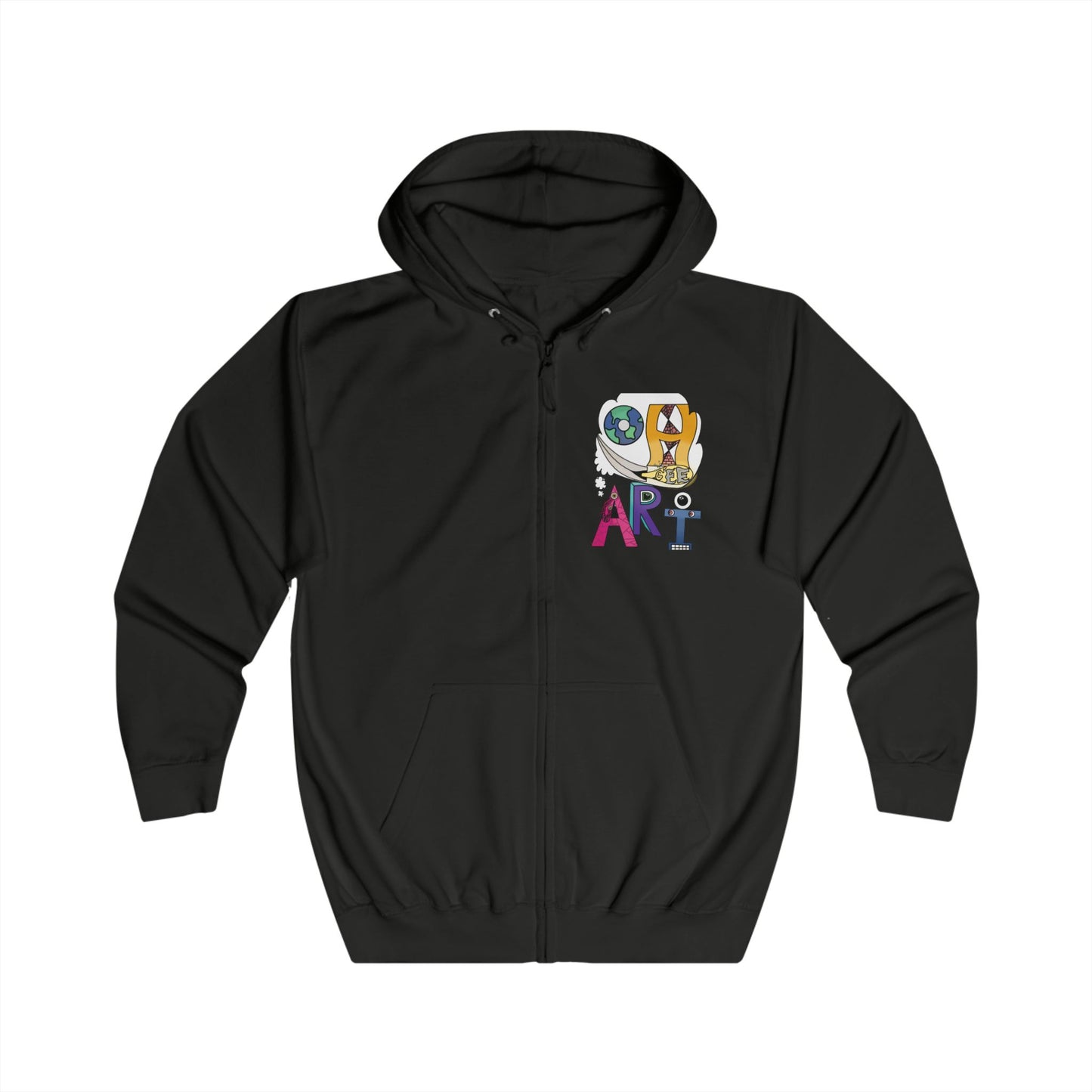 Unisex Gaian Mind Zip Hoodie