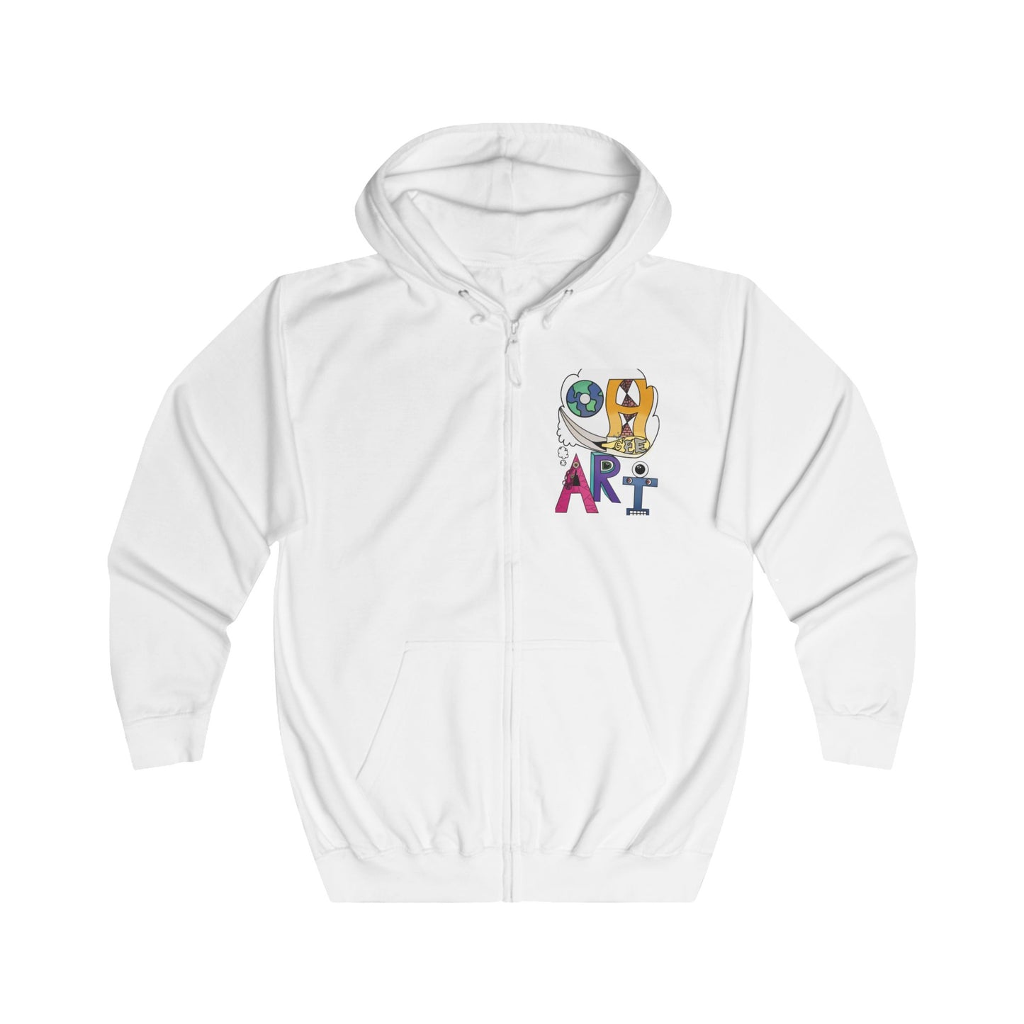 Unisex Gaian Mind Zip Hoodie