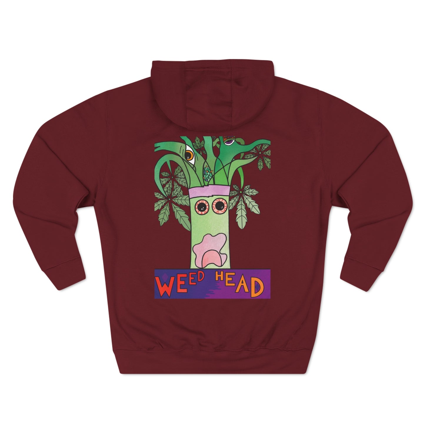 Unisex Weed Head Hoodie