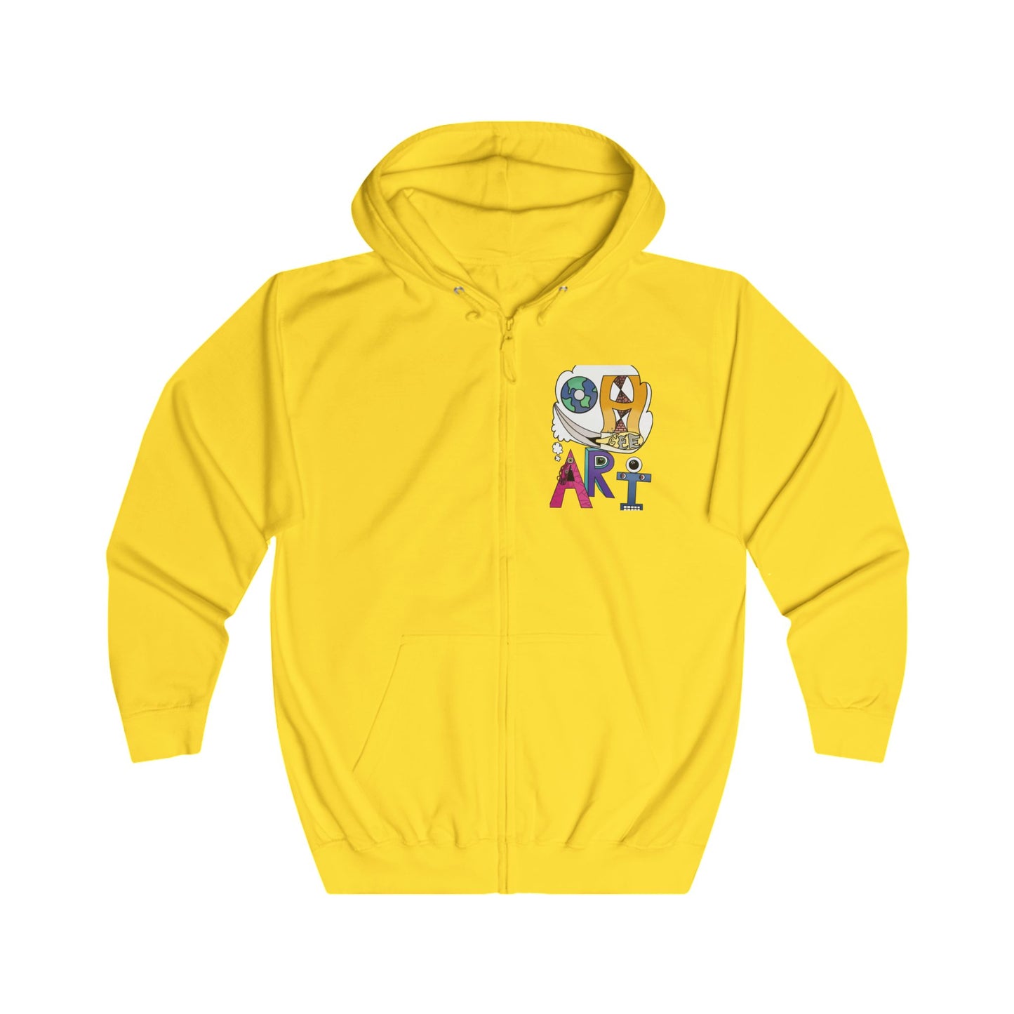 Unisex Gaian Mind Zip Hoodie