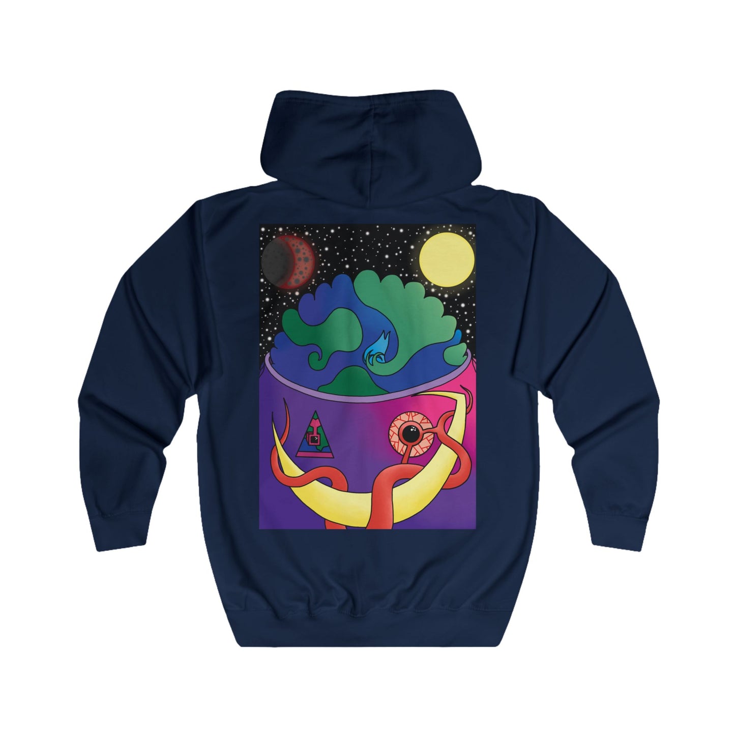 Unisex Gaian Mind Zip Hoodie