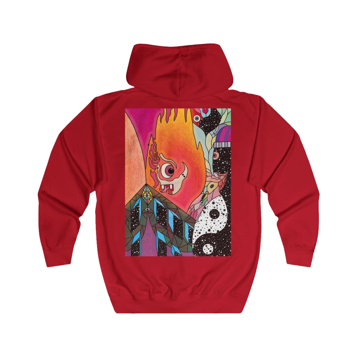 Unisex Fiya Zip Hoodie