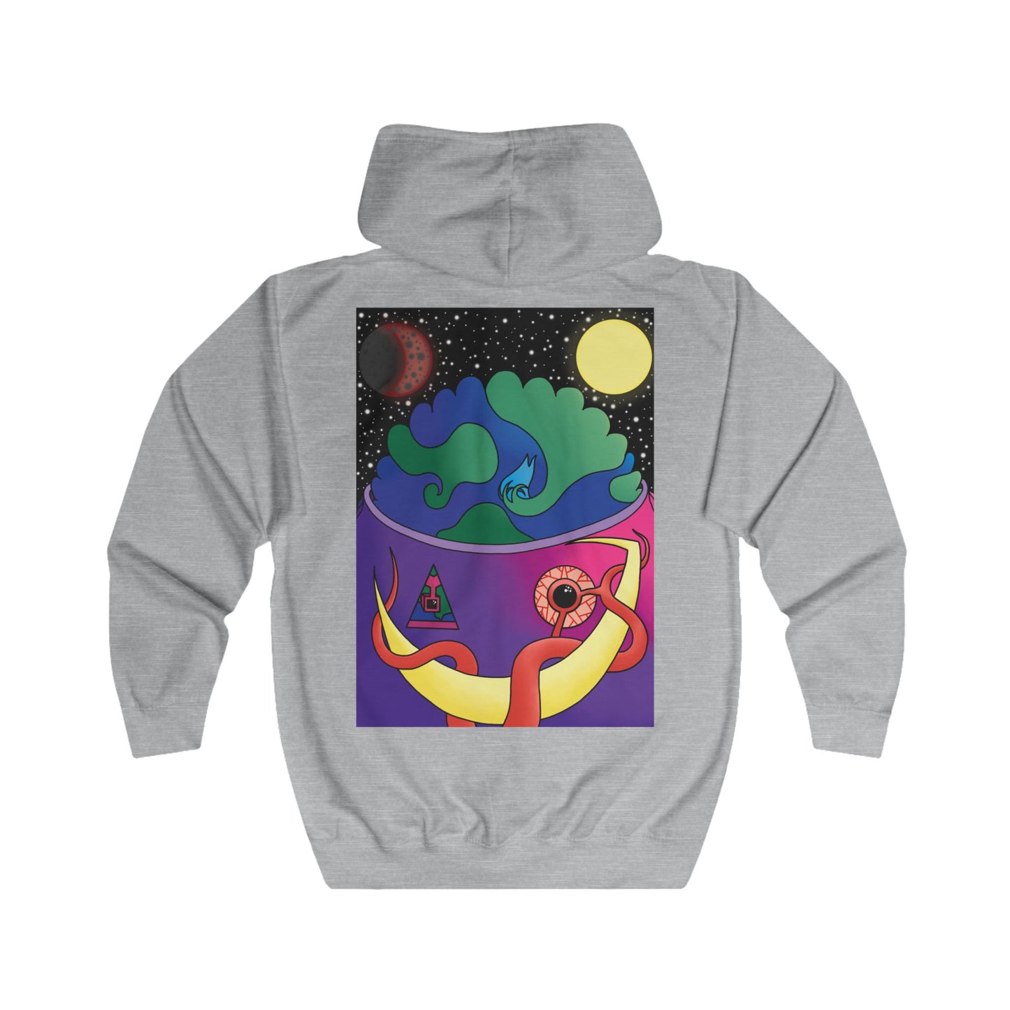 Unisex Gaian Mind Zip Hoodie