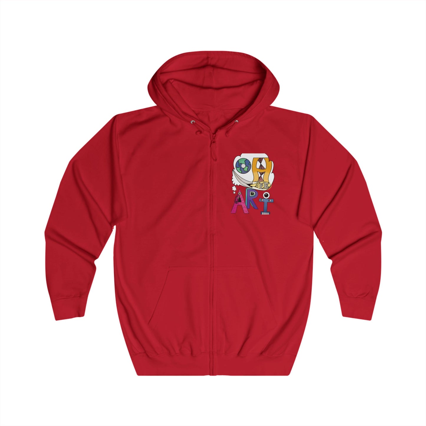 Unisex Gaian Mind Zip Hoodie