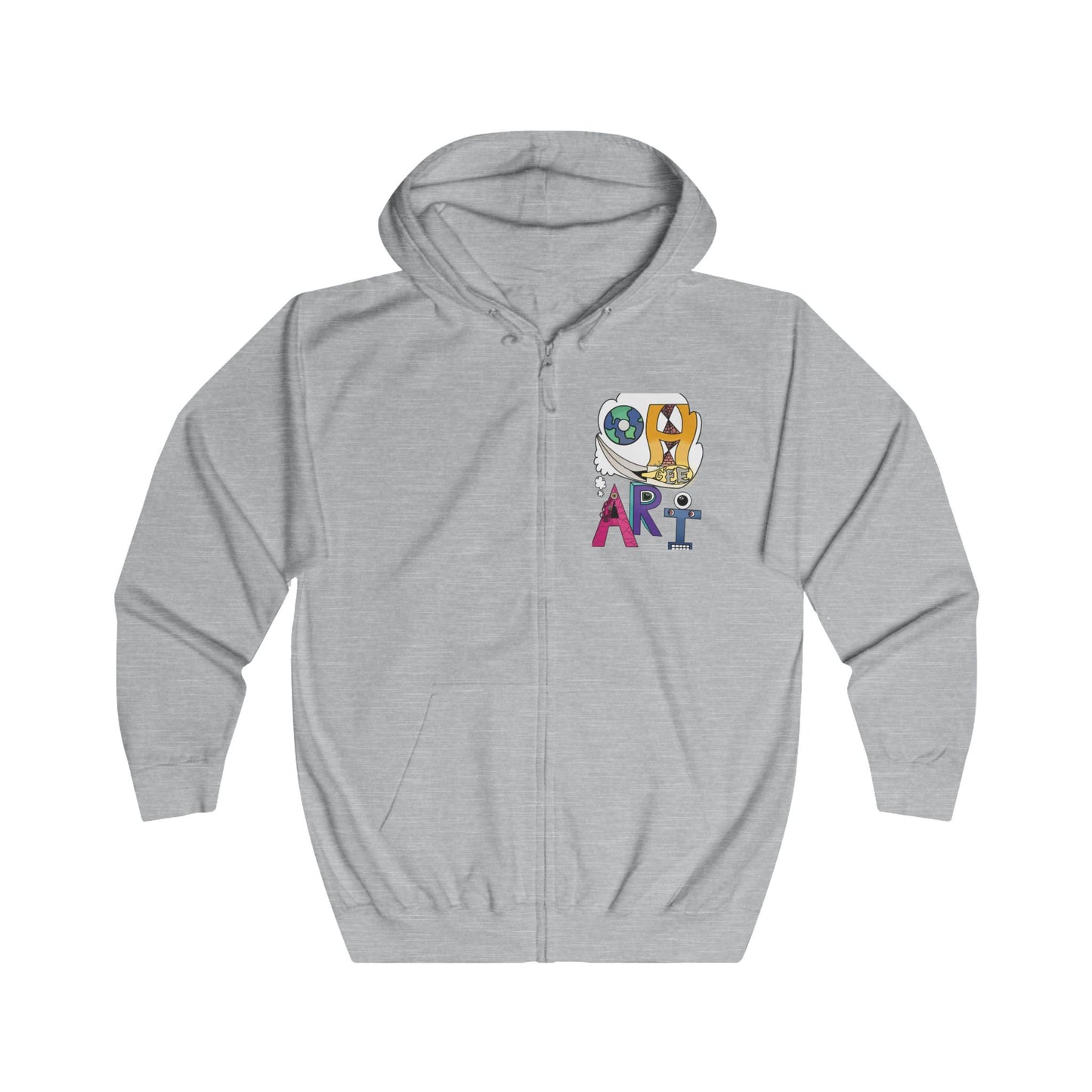 Unisex Gaian Mind Zip Hoodie