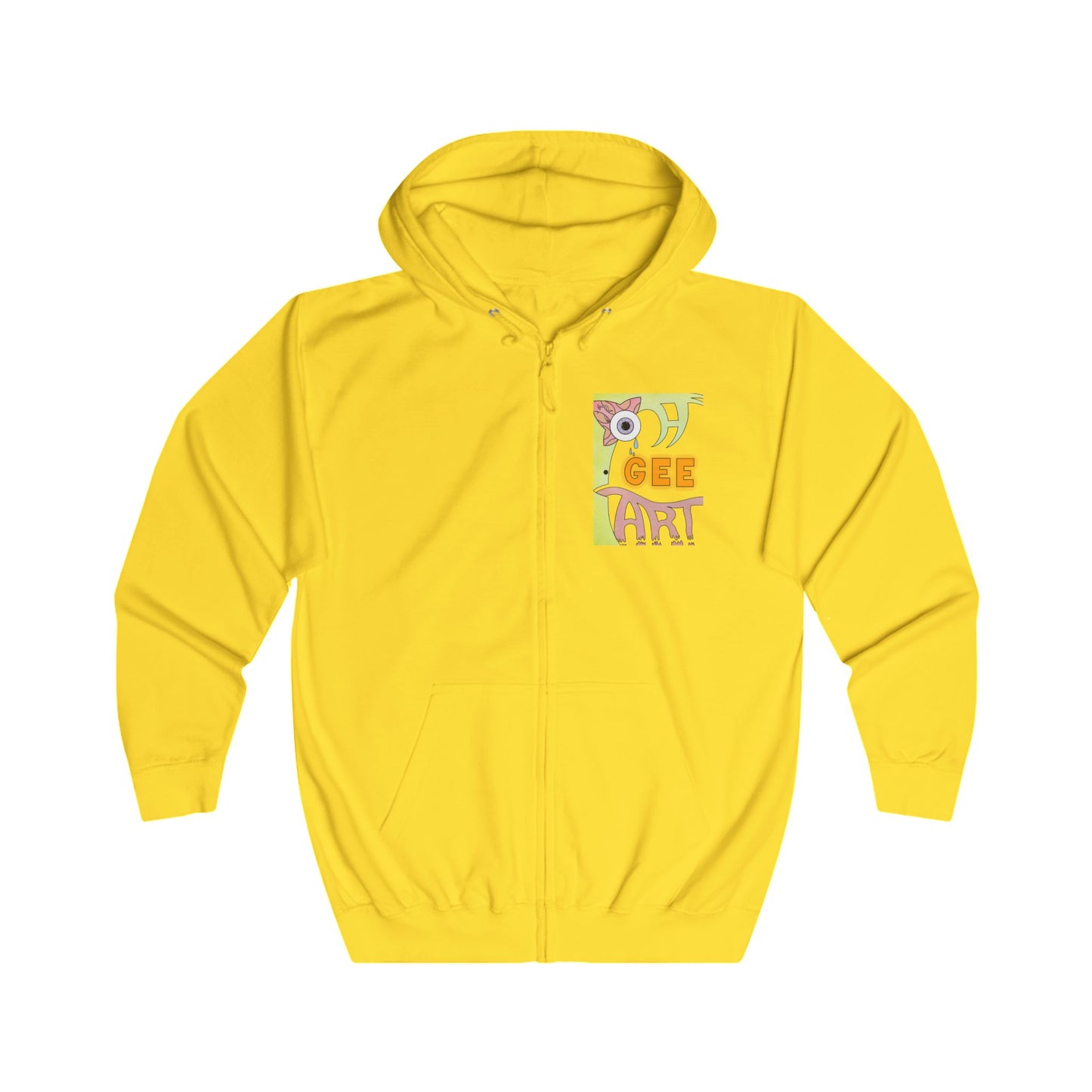 Unisex Fiya Zip Hoodie