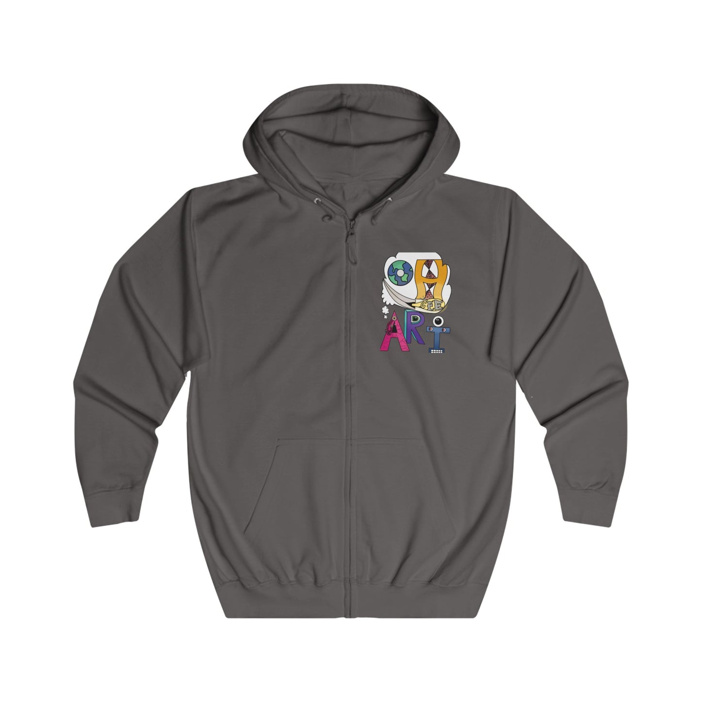 Unisex Gaian Mind Zip Hoodie