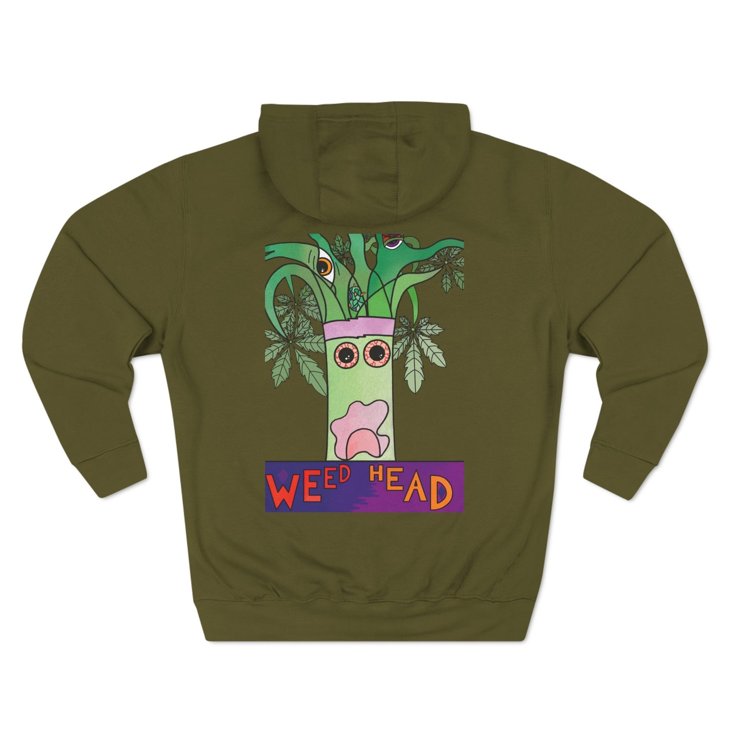 Unisex Weed Head Hoodie
