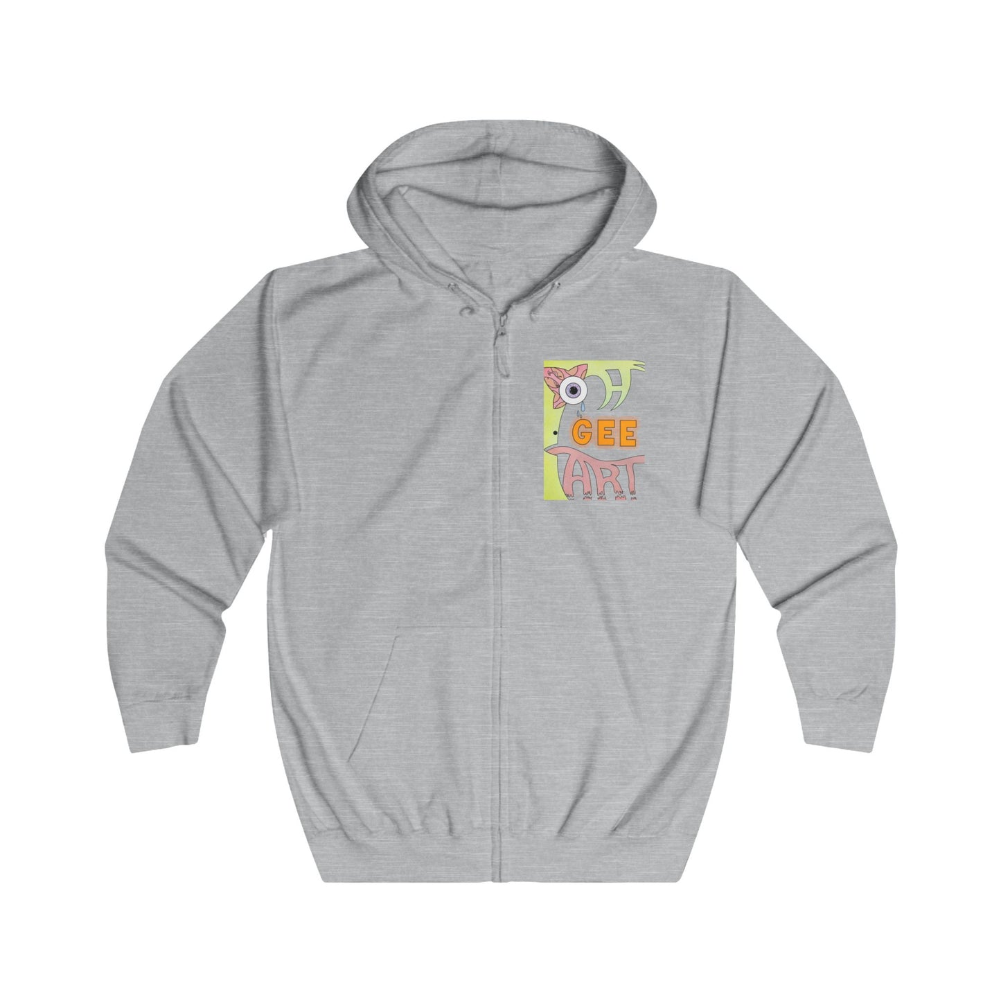 Unisex Fiya Zip Hoodie