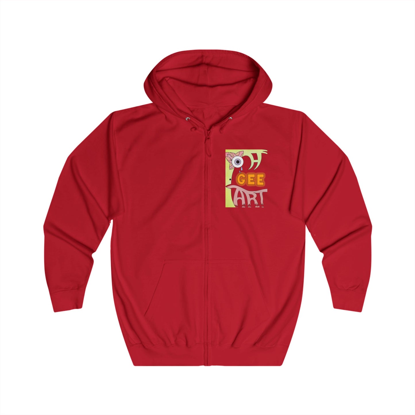 Unisex Fiya Zip Hoodie