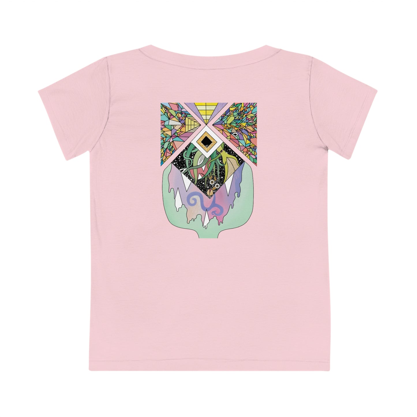 Women Cut All Seeing Eye-lien T-Shirt