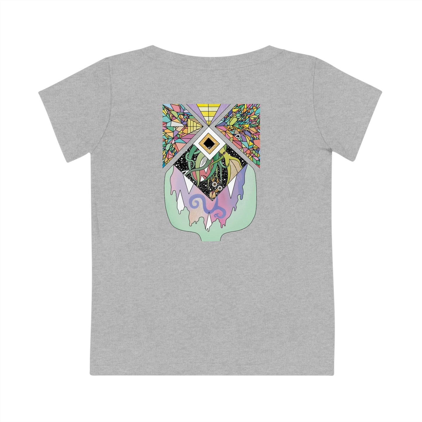 Women Cut All Seeing Eye-lien T-Shirt