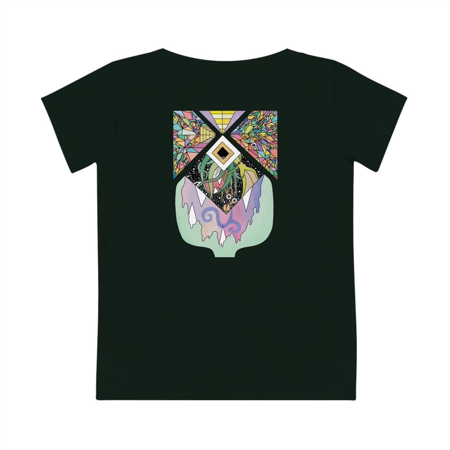 Women Cut All Seeing Eye-lien T-Shirt
