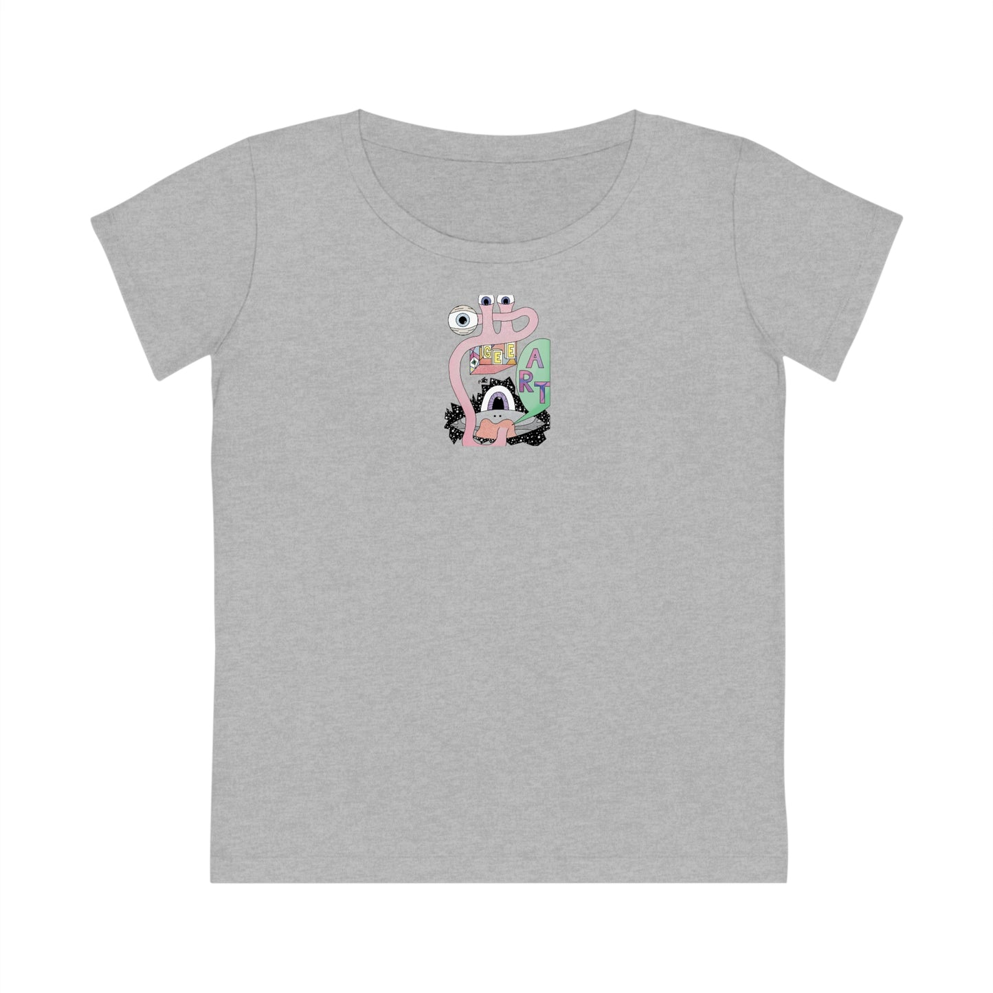 Women Cut All Seeing Eye-lien T-Shirt
