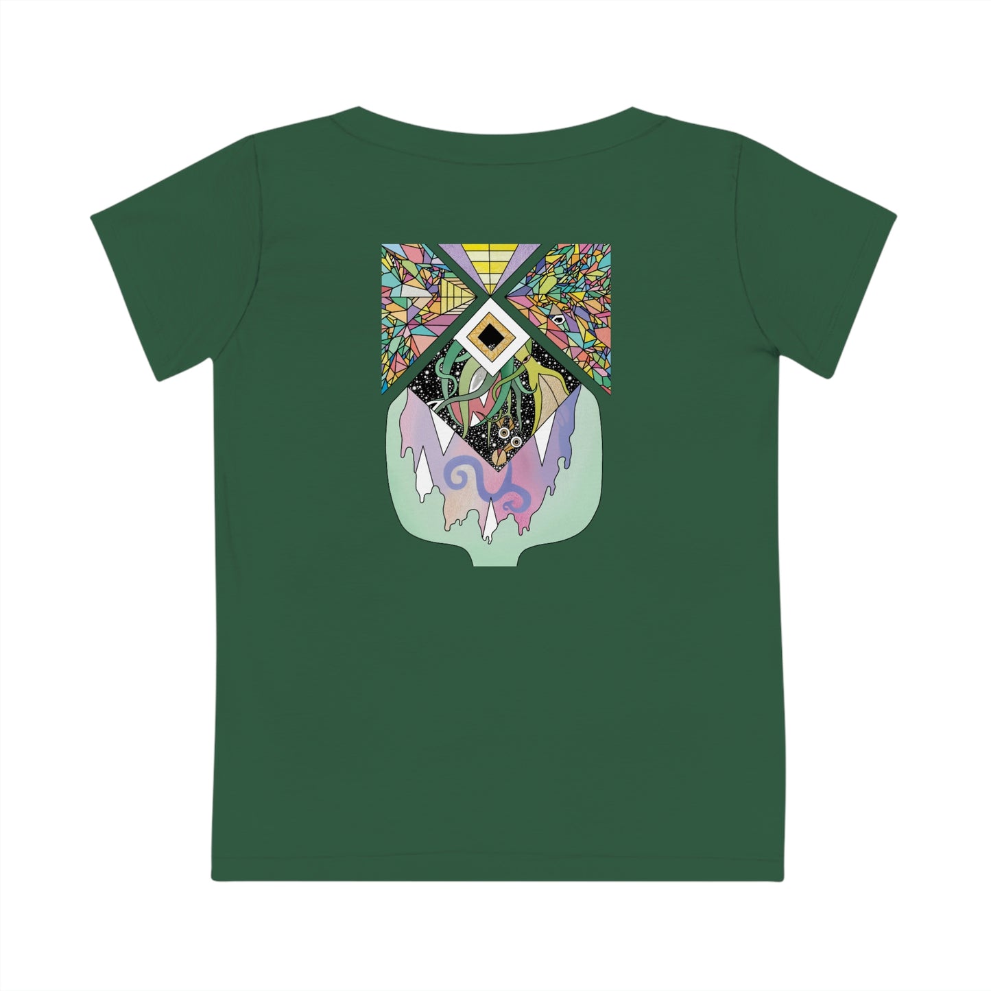 Women Cut All Seeing Eye-lien T-Shirt