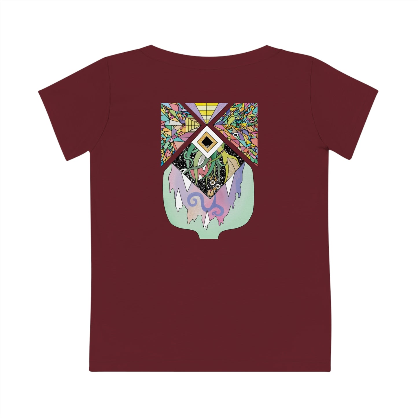 Women Cut All Seeing Eye-lien T-Shirt