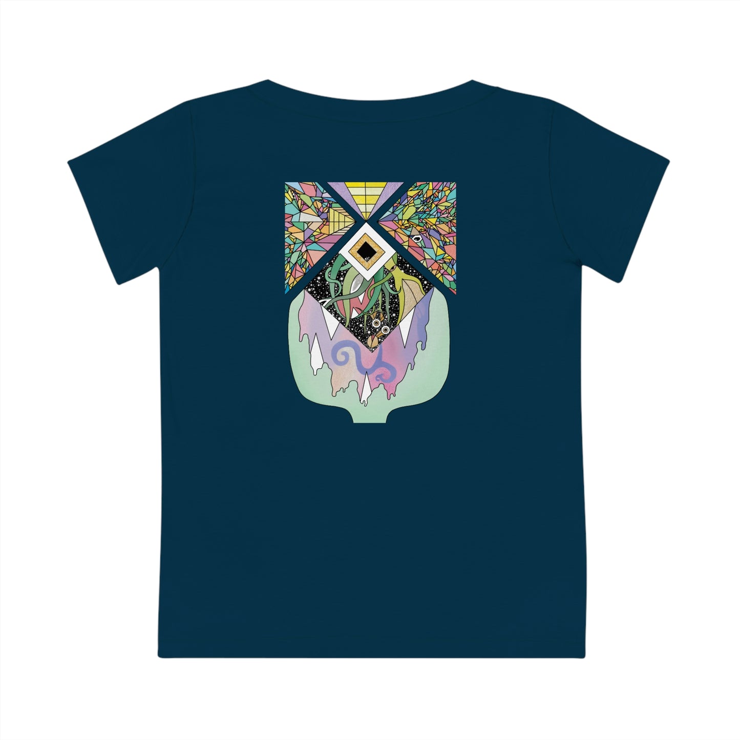 Women Cut All Seeing Eye-lien T-Shirt