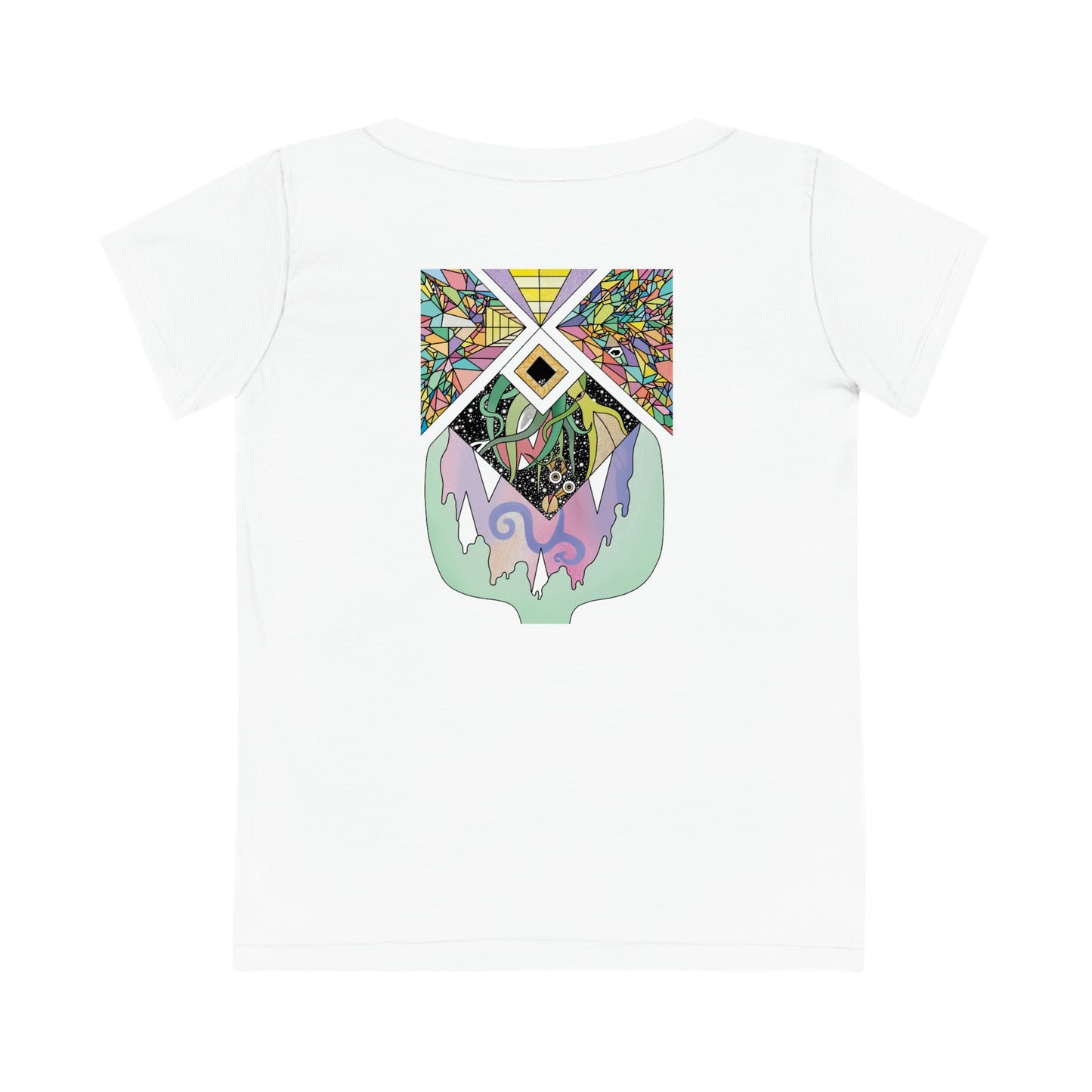 Women Cut All Seeing Eye-lien T-Shirt