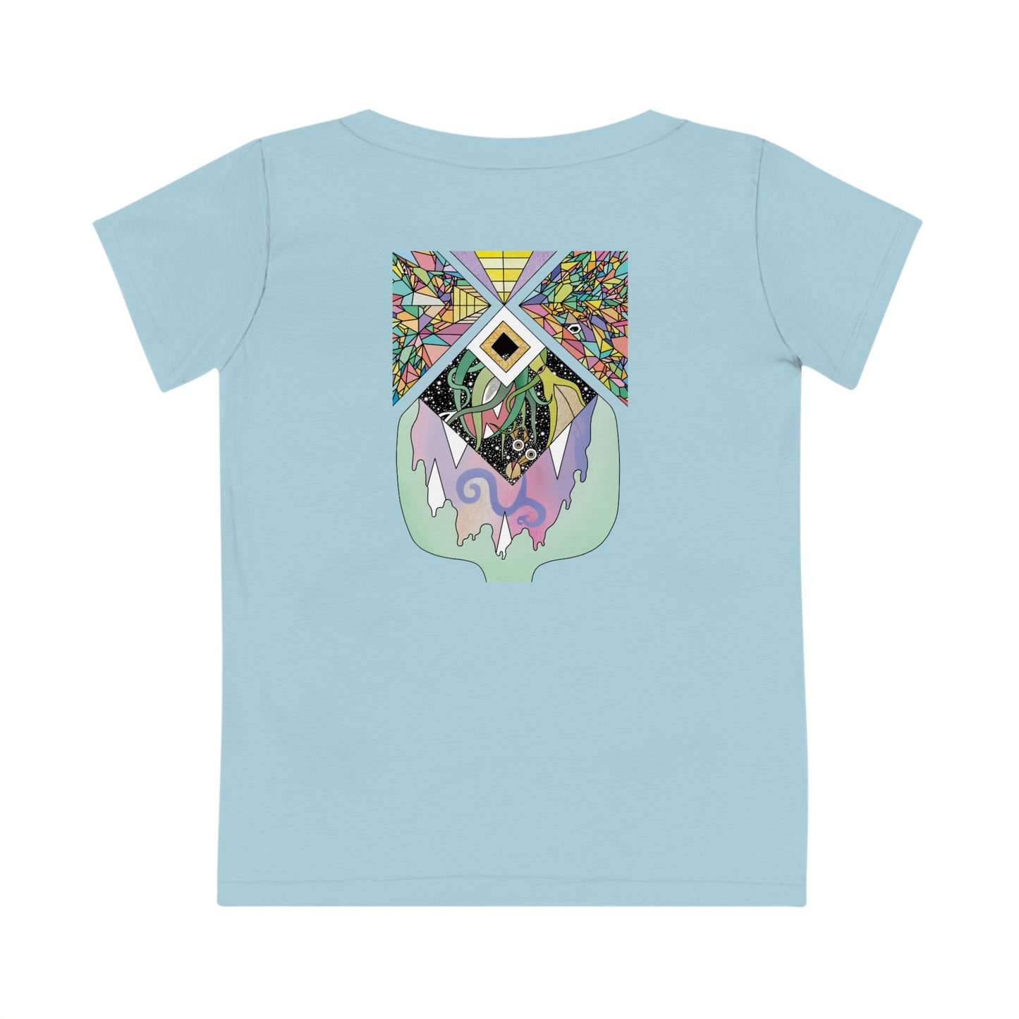 Women Cut All Seeing Eye-lien T-Shirt
