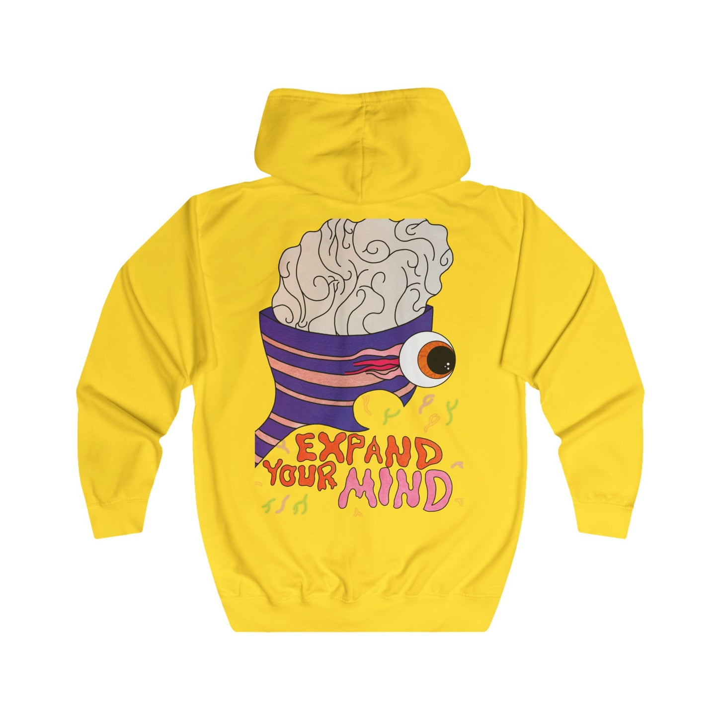 Unisex Expand Your Mind Zip Hoodie