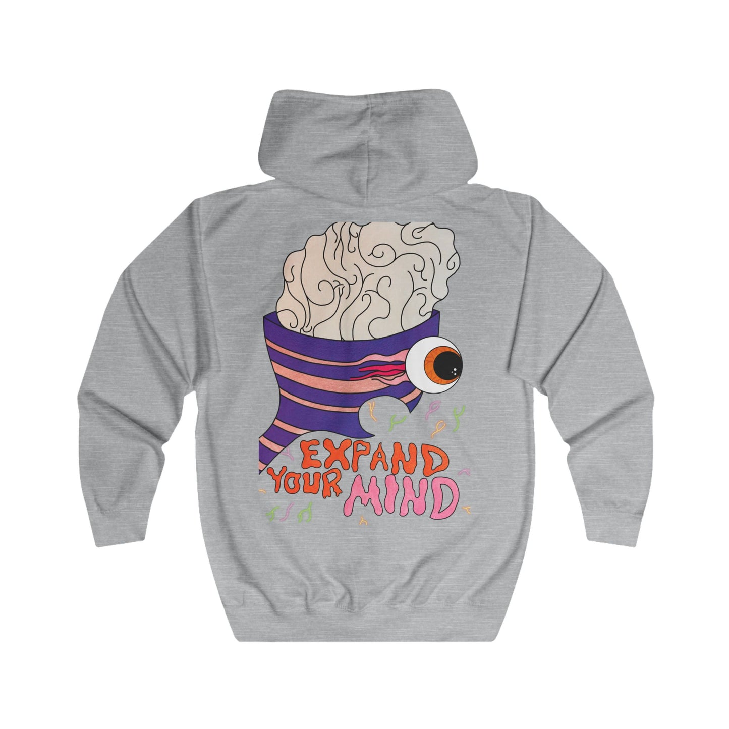 Unisex Expand Your Mind Zip Hoodie