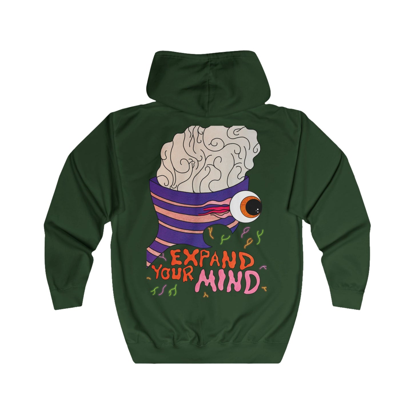 Unisex Expand Your Mind Zip Hoodie