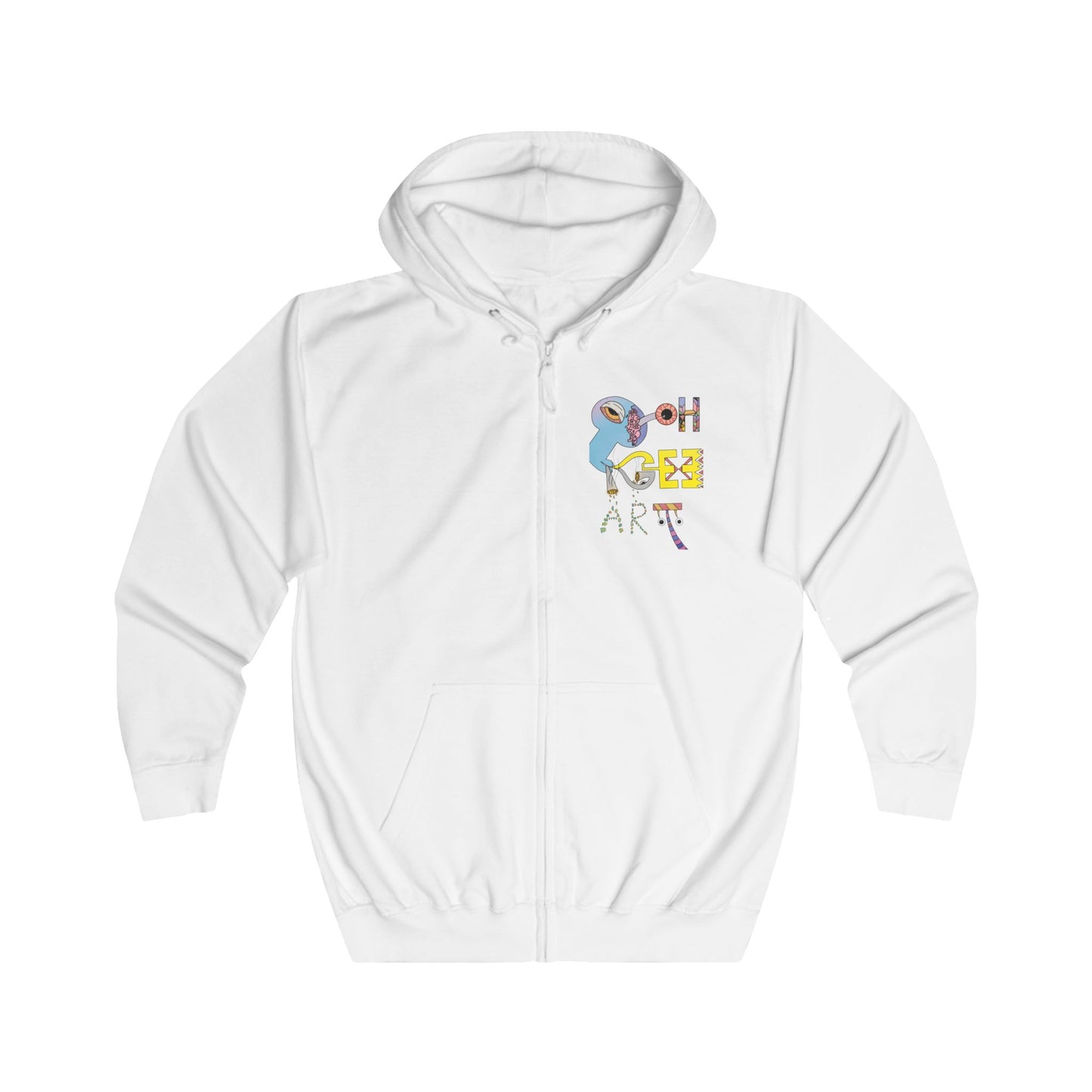 Unisex Double Jointed Zip Hoodie