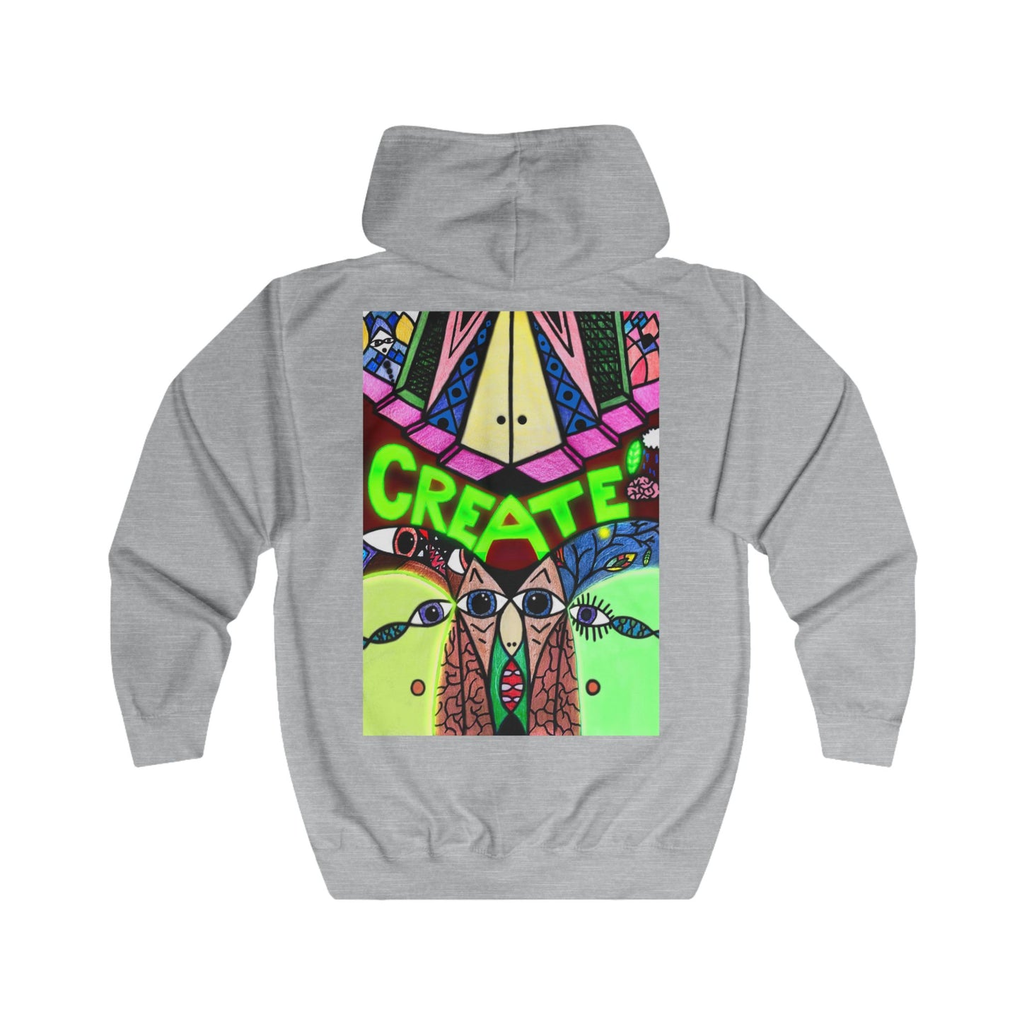 Unisex Create Zip Hoodie