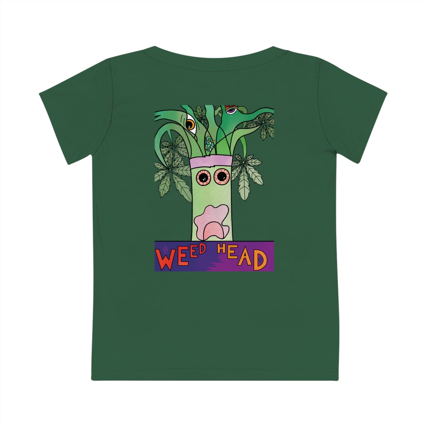 Women Cut Weed Head T-shirt