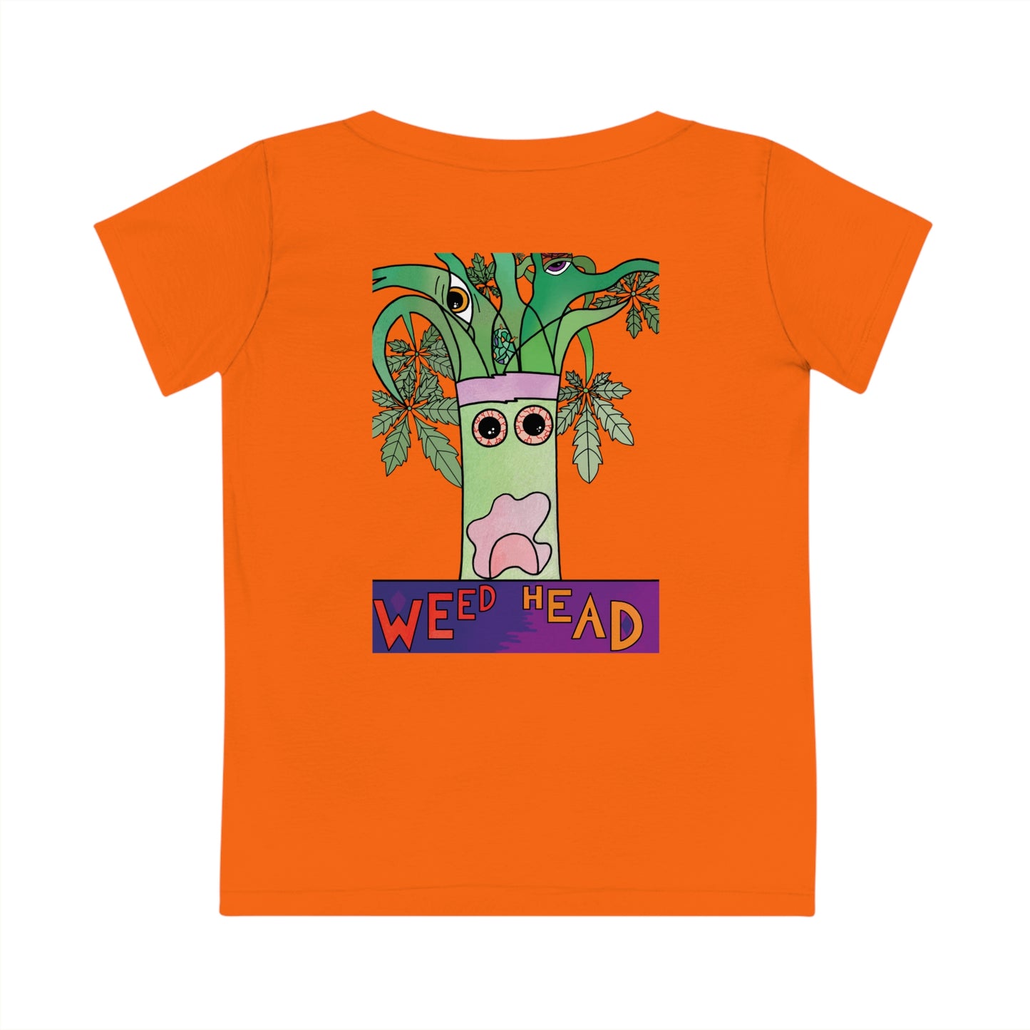 Women Cut Weed Head T-shirt